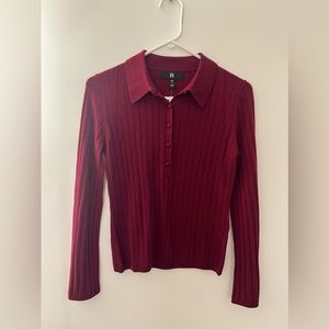 BANANA REPUBLIC NEZHA MERINO SWEATER POLO